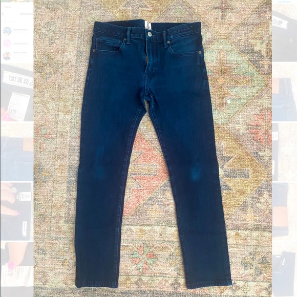 hiroshi kato Jeans Hiroshi Kato Jeans The Needle Skinny Indigo Raw